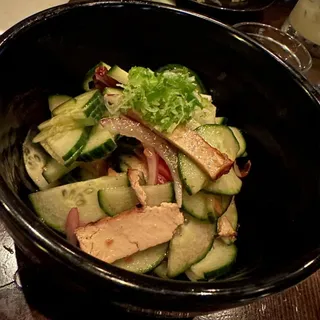 Cucumber and Spiced Tofu Salad