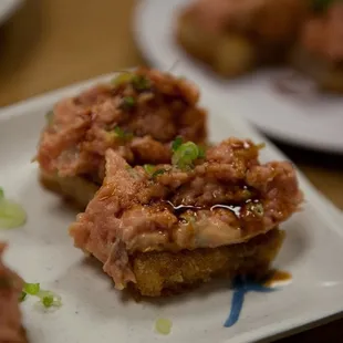 Crispy rice spicy tuna the Don way