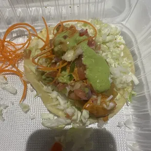 The fish is tender and flaky. Soooo delicious!