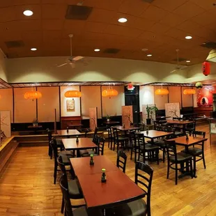 the interior of a restaurant