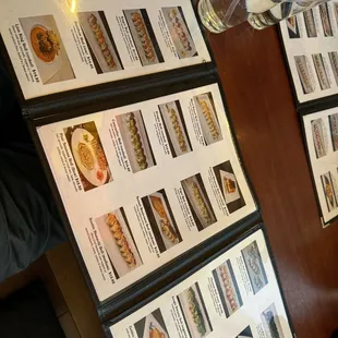 The new menu! (With pictures)