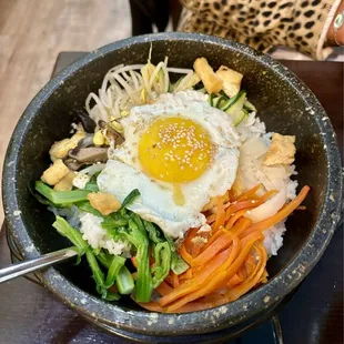 Tofu bibimbap