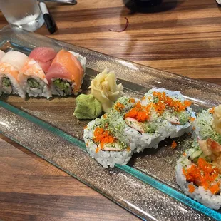 sushi and sashimi, food, sushi, sashimi