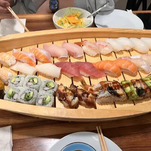 sashimi, sushi, food, sushi and sashimi