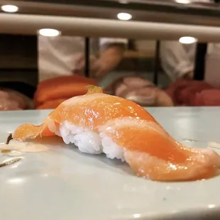 fresh salmon belly melt in your mouth butteriness! At sushi enya downtown los angeles and pasadena!