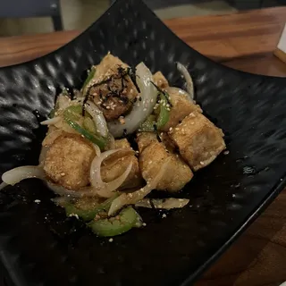 Crispy Garlic Tofu