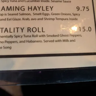 FATALITY ROLL