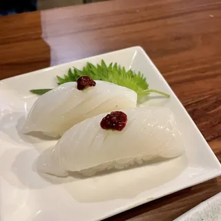 Shiso Squid Nigiri