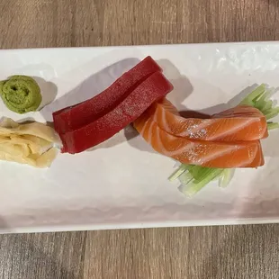 sashimi, sushi, sushi and sashimi, food