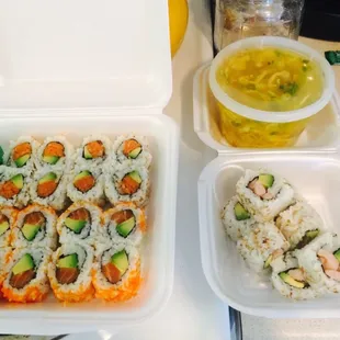 Pick 3 rolls sushi lunch special for $10