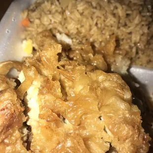 Boneless chicken and rice
