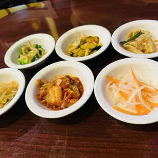 Side dishes for our bibimbap