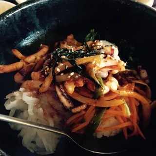 Squid Stone Pot Bibimbap