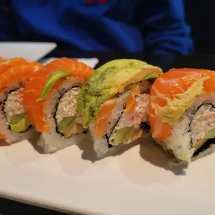 Salmon roll.