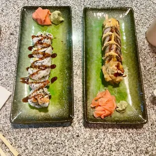 Dynamite and Shrimp Tempura Rolls