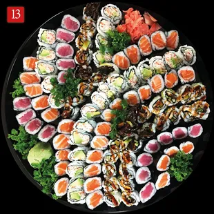 interior, sushi and sashimi