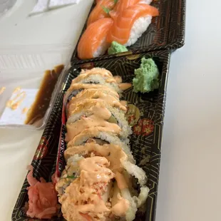 Spicy Crab Roll Salmon