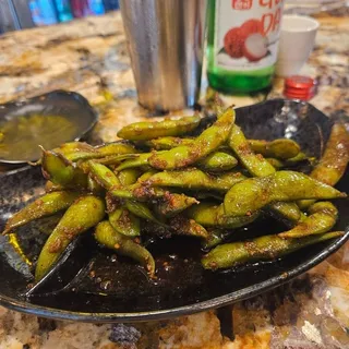 Garlic Edamame