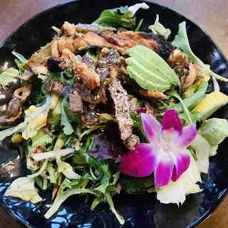 Salmon Skin Salad