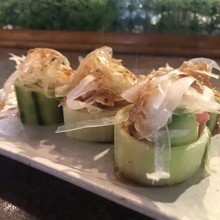 Tuna Poke in Cucumber