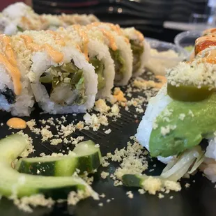 food, sushi and sashimi