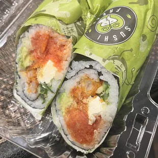 Fistbump sushi burrito
