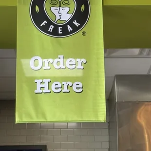 Ordering area
