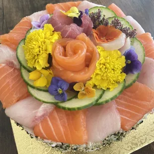 Custom Sushi Cake