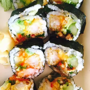 Craig Street roll - tempura shrimp was the best part