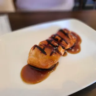 Lunch Teriyaki Salmon ( Comes w/ Miso Soup, Salad and Rice) Delicious and Moist