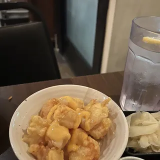 Creamy Rock Shrimp Tempura