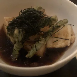 Deep Fried Tofu with Soup Stock "Agedashi Tofu"
