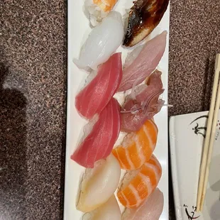 Sushi Sampler, not good quality