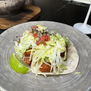 Fried Chicken Tacos