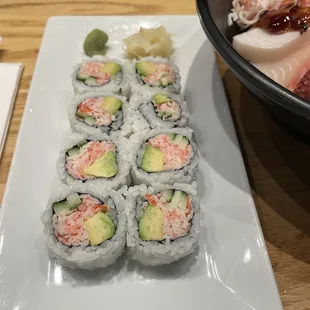 California Roll Maki Sushi combo