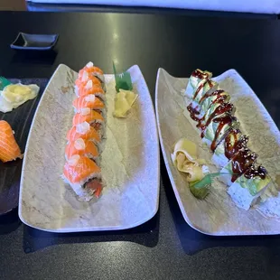 sashimi, sushi and sashimi, food, sushi