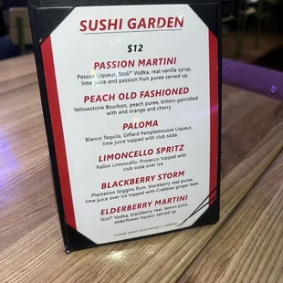 Drink Specials