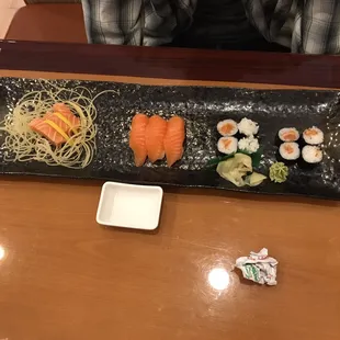 sushi and sashimi, interior