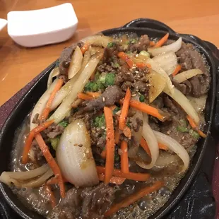 Bulgogi. Looked good, but it was just "okay."