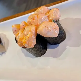 Mackerel and spicy Scallop