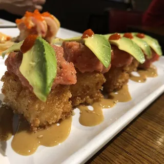 Spicy Tuna Tator Tots