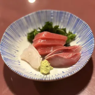 Tempura And Sashimi Combination (picture only shows sashimi)