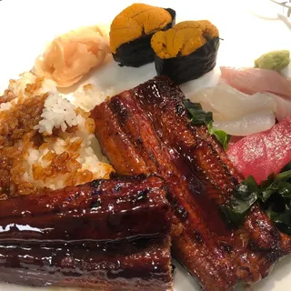 Unaju And Sashimi Combination