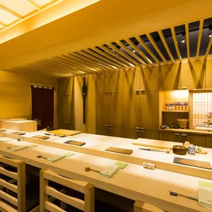 sushi counter