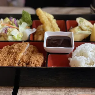 Chicken Cutlet Bento