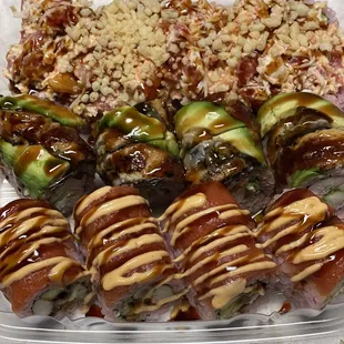 sushi, sushi and sashimi, sashimi, food