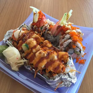 sushi and sashimi, food