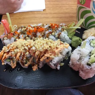 sashimi, sushi, food, sushi and sashimi