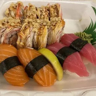 sushi and sashimi