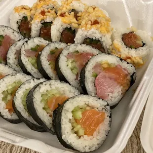 sushi and sashimi